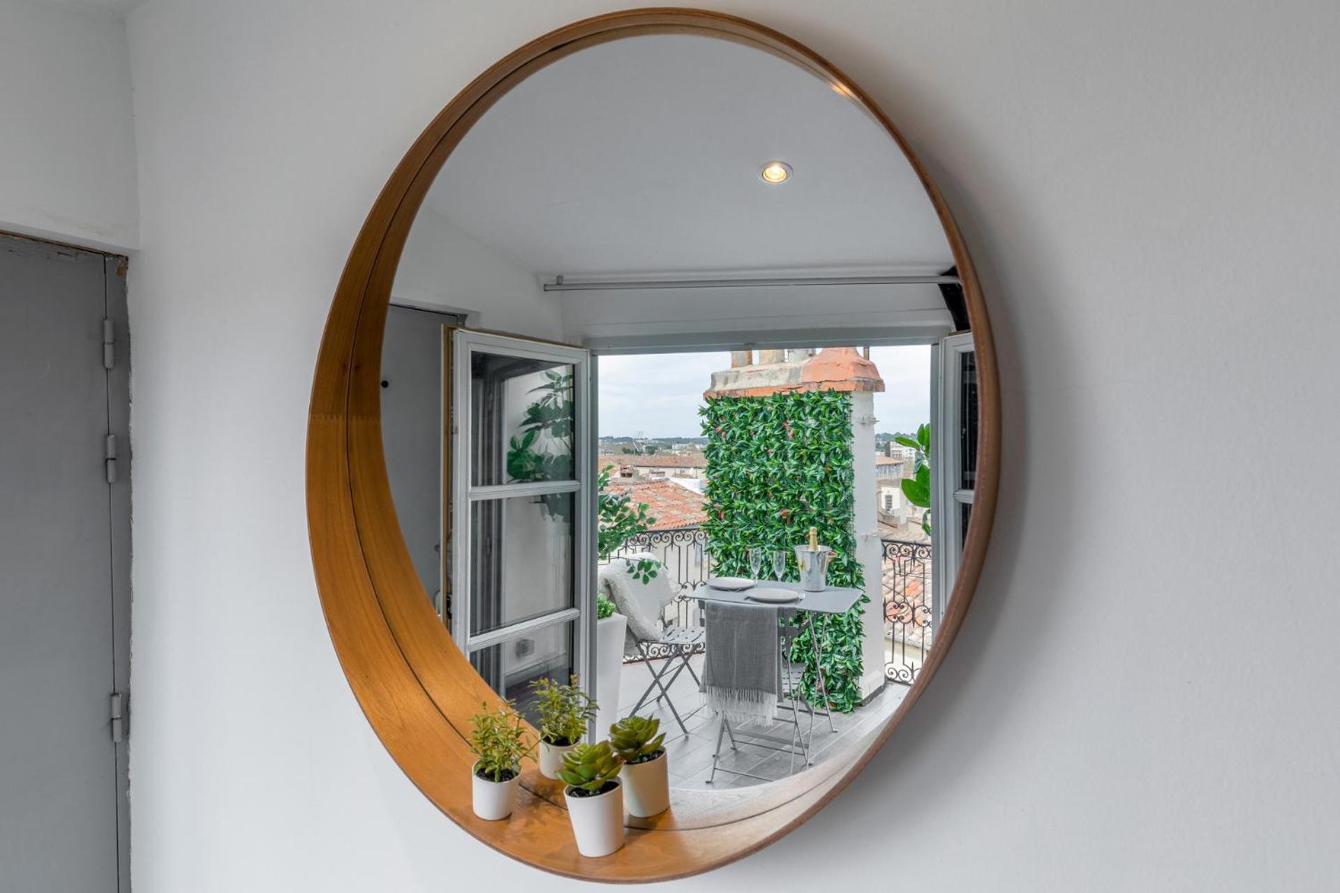 Ferienwohnung La Terrasse, Vue Sur Les Toits De Montpellier Exterior foto